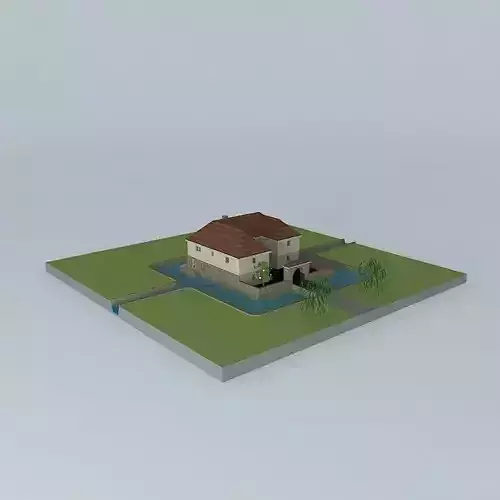 Canal House Free 3D model
