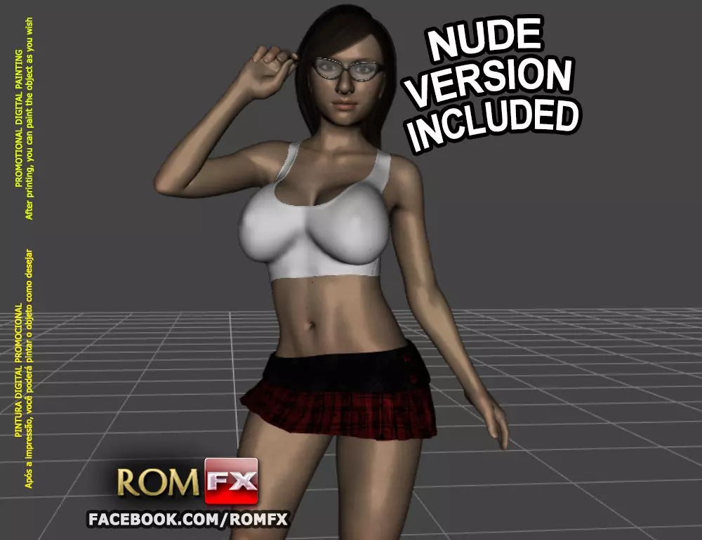 Mia Khalifa 3D Printable Pornstar Figure 3D print model