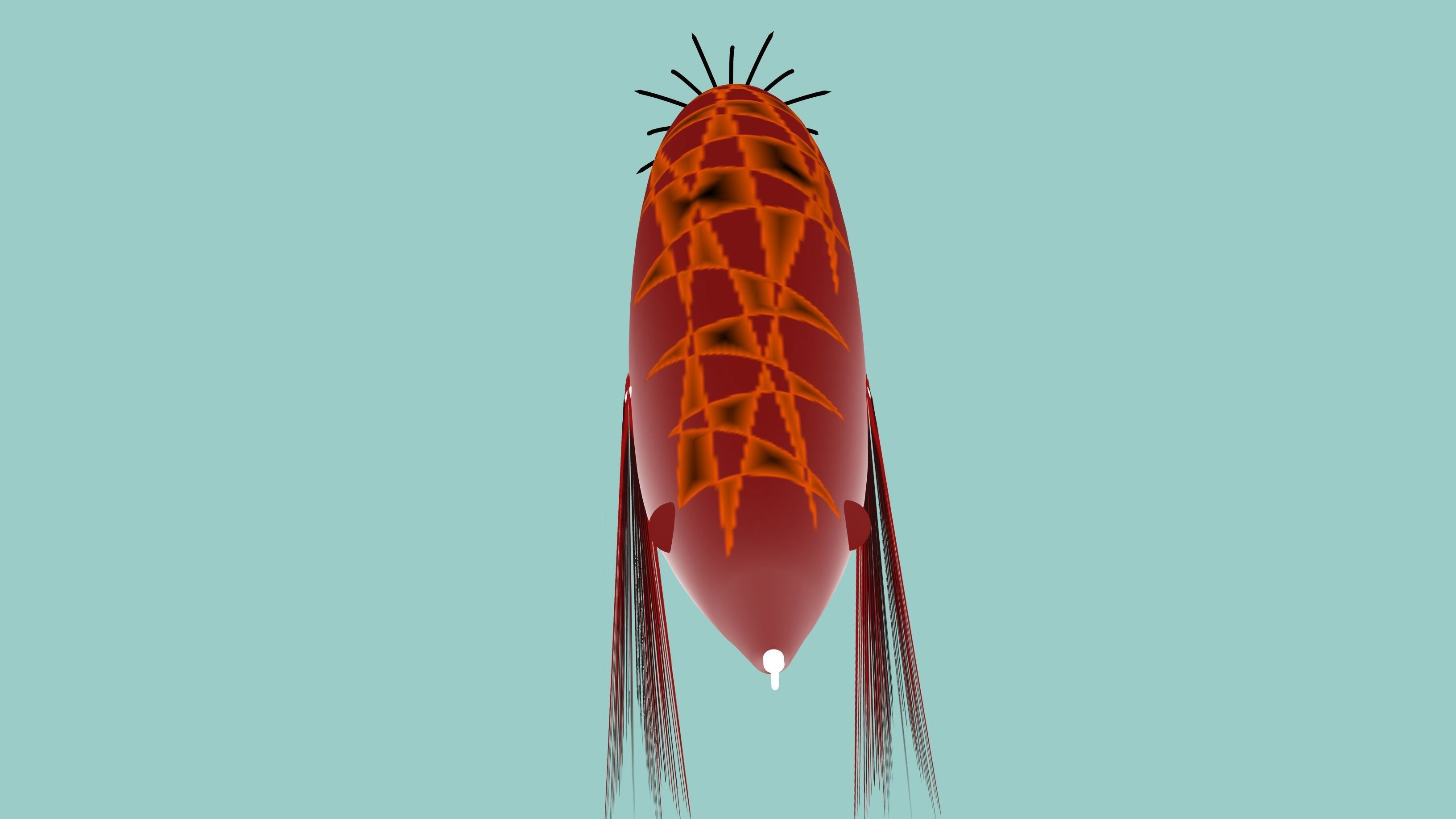 the killer of squid jig Low-poly 3D model_2