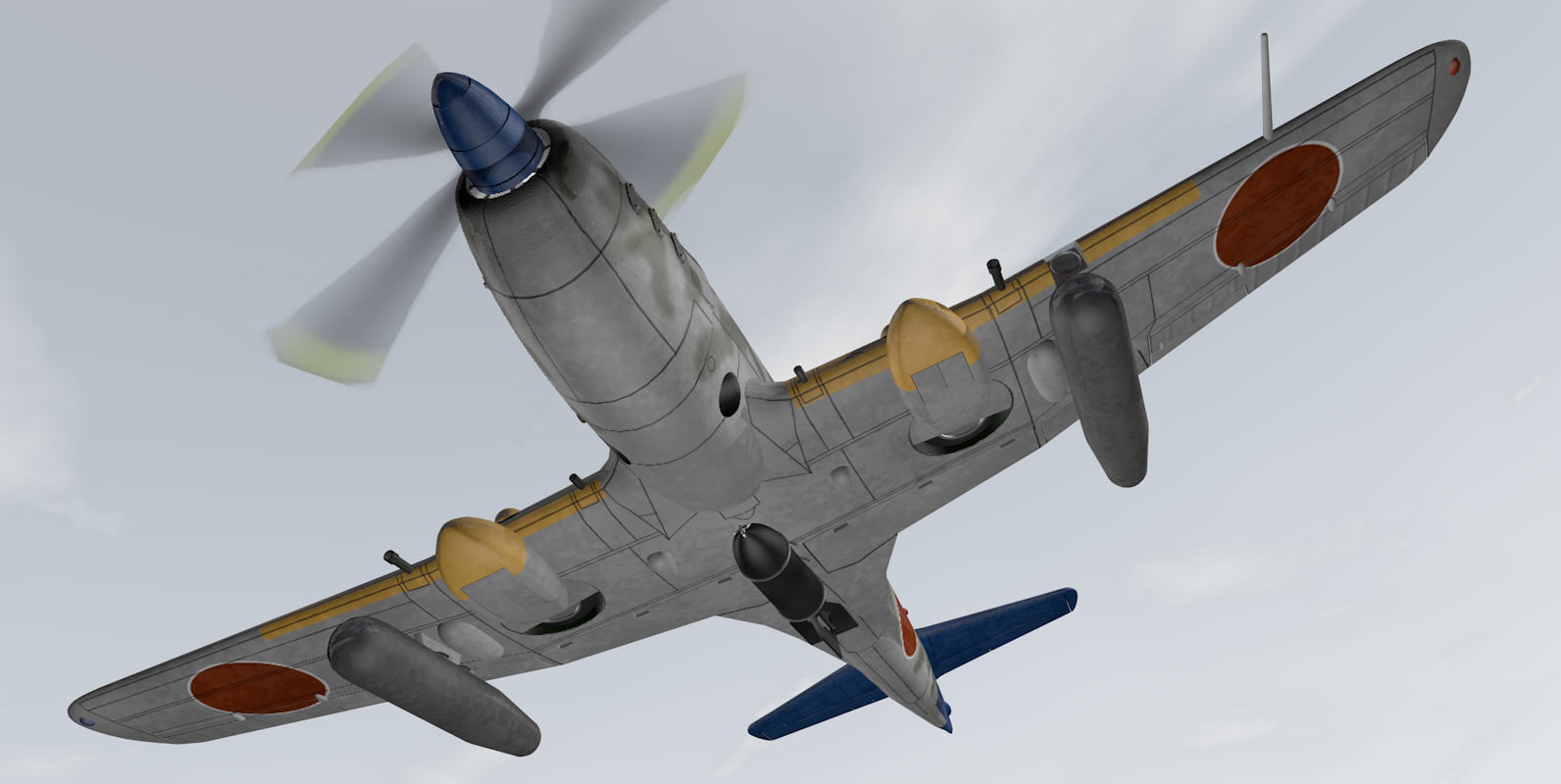 Nakajima Ki-87-1 3D model_10