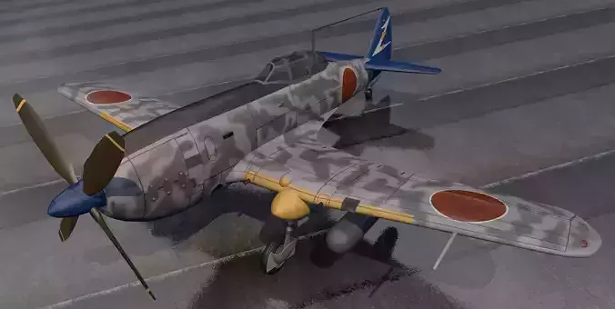 Nakajima Ki-87-1 3D model