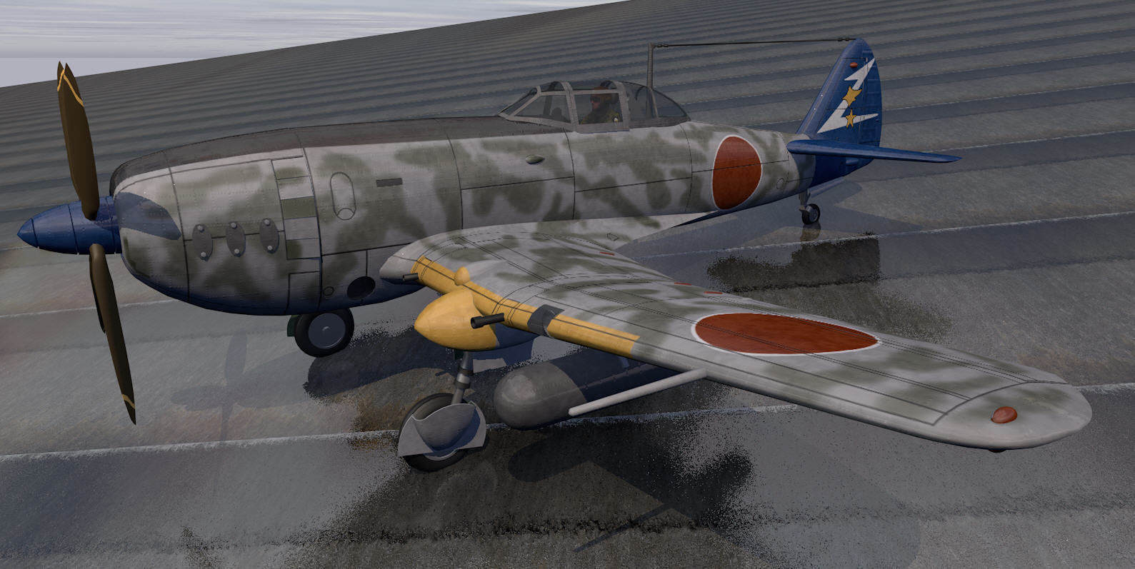 Nakajima Ki-87-1 3D model_2