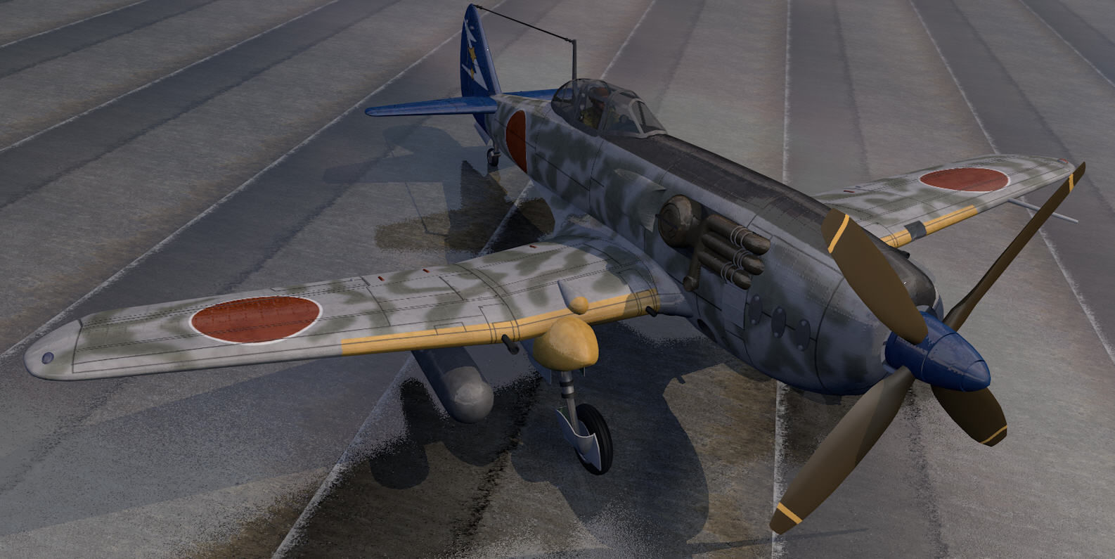 Nakajima Ki-87-1 3D model_5