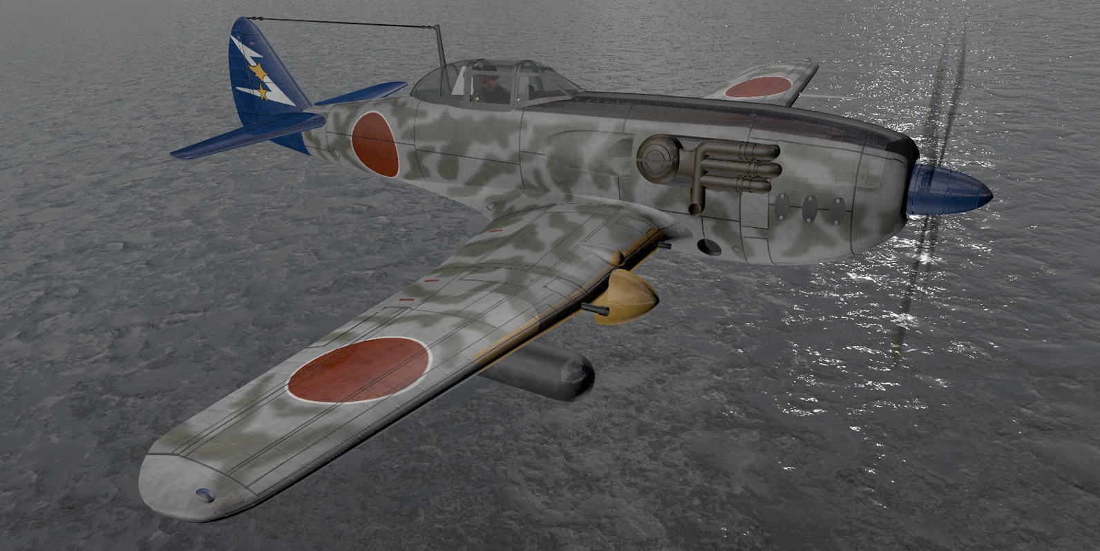 Nakajima Ki-87-1 3D model_8