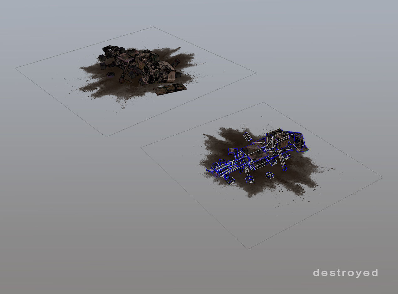 MIM-104 Patriot M983 Tractor Low-poly 3D model_9