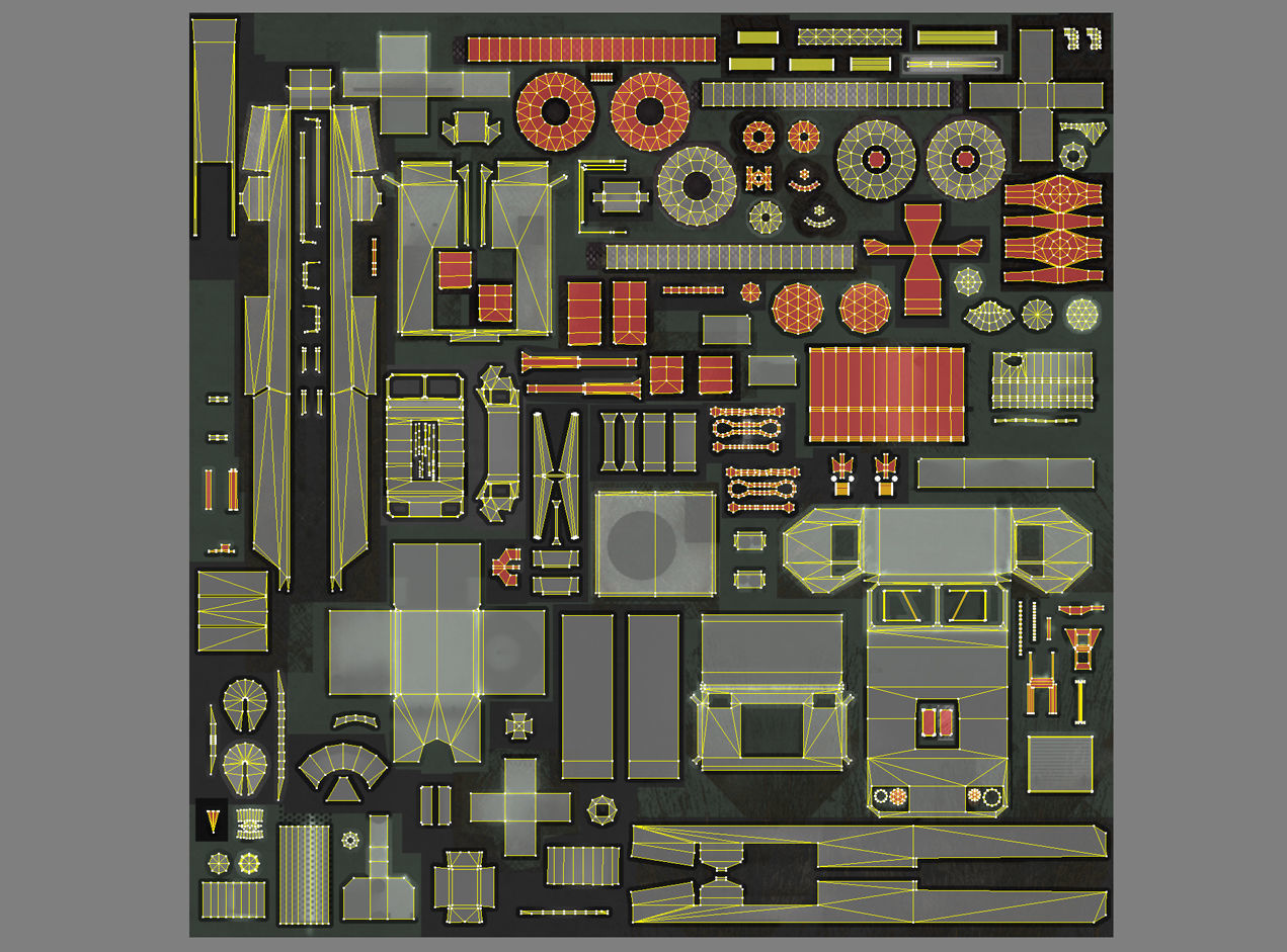 MIM-104 Patriot M983 Tractor Low-poly 3D model_12