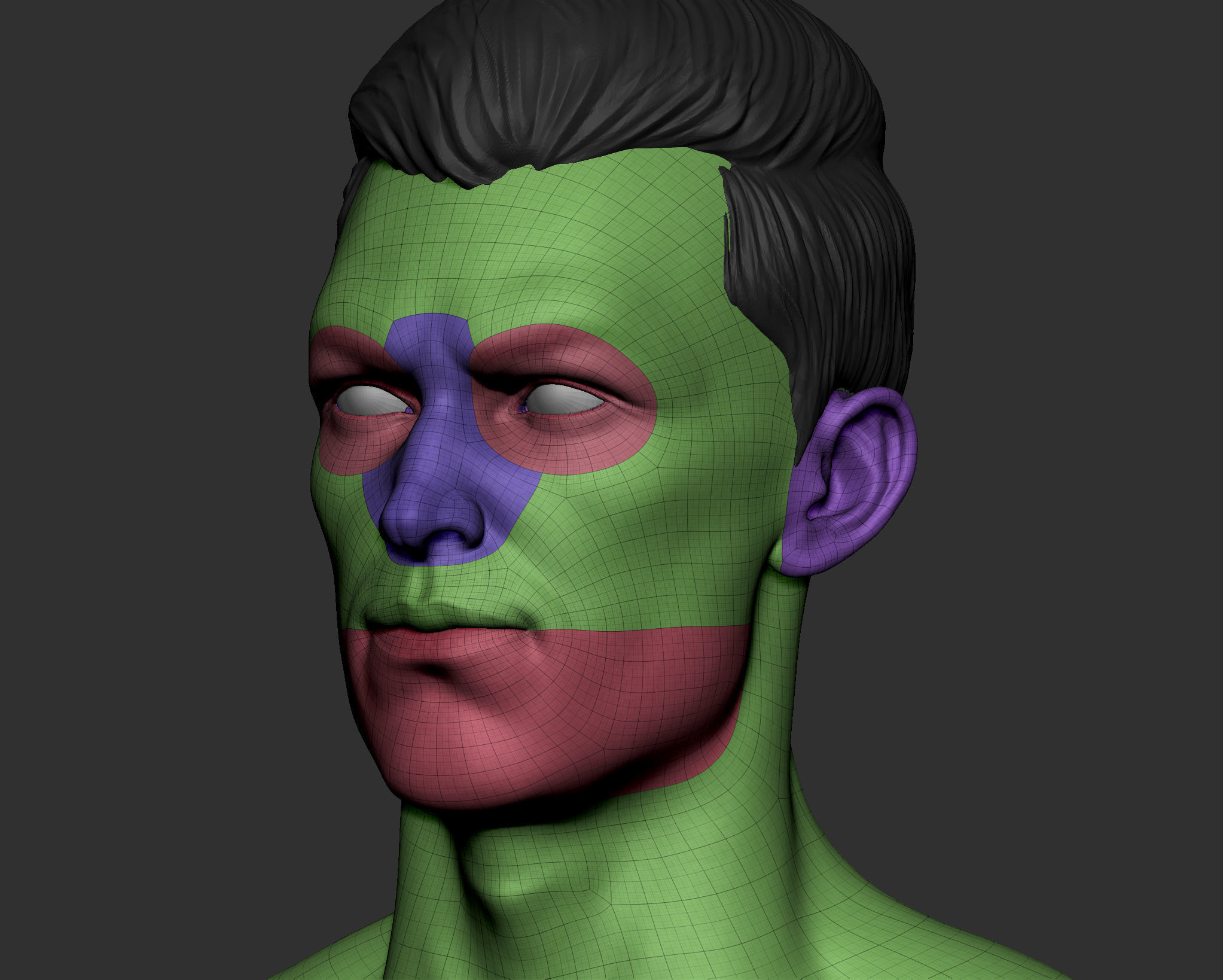 Basemesh for Production Low-poly 3D model_6