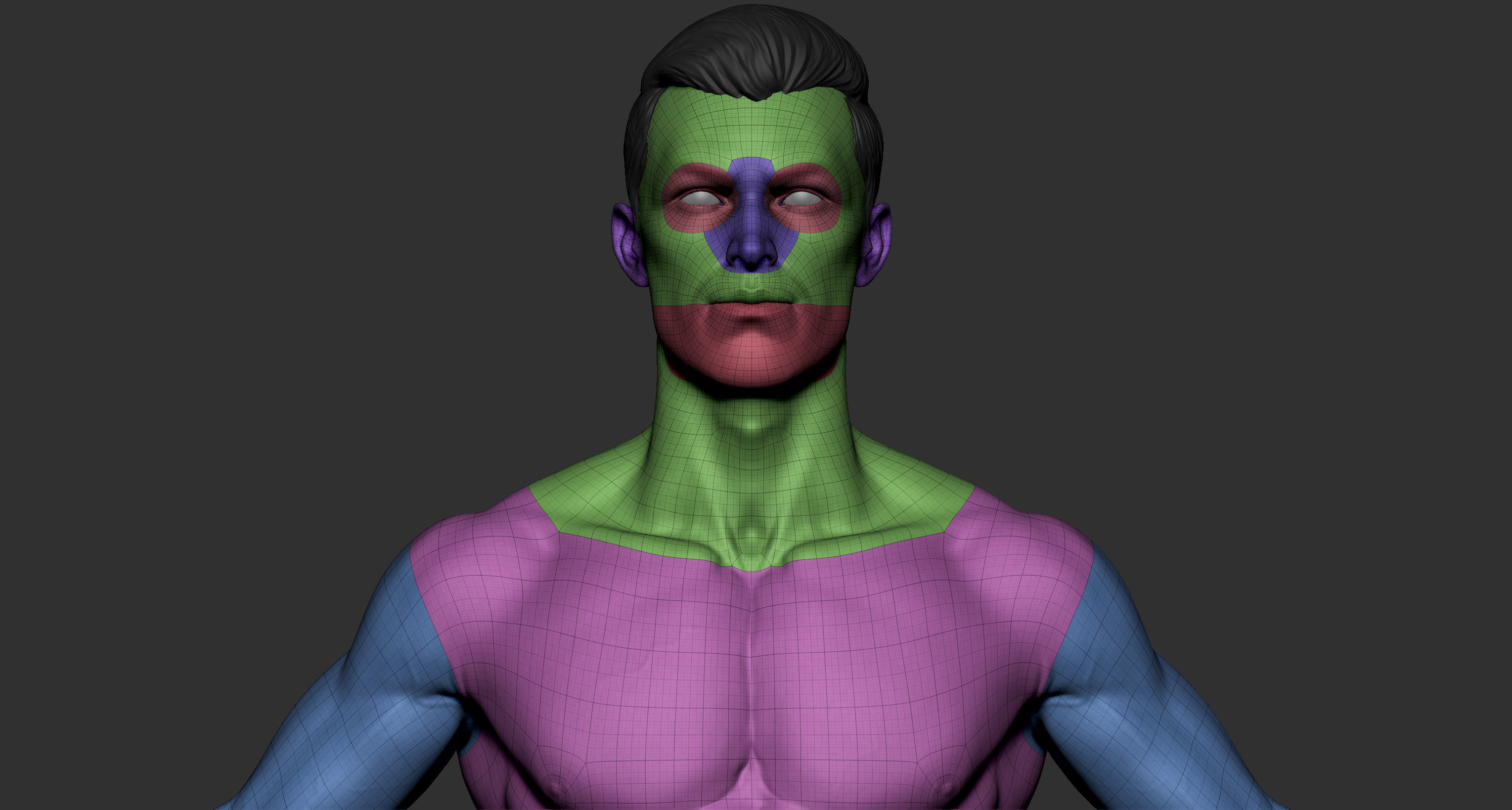 Basemesh for Production Low-poly 3D model_4