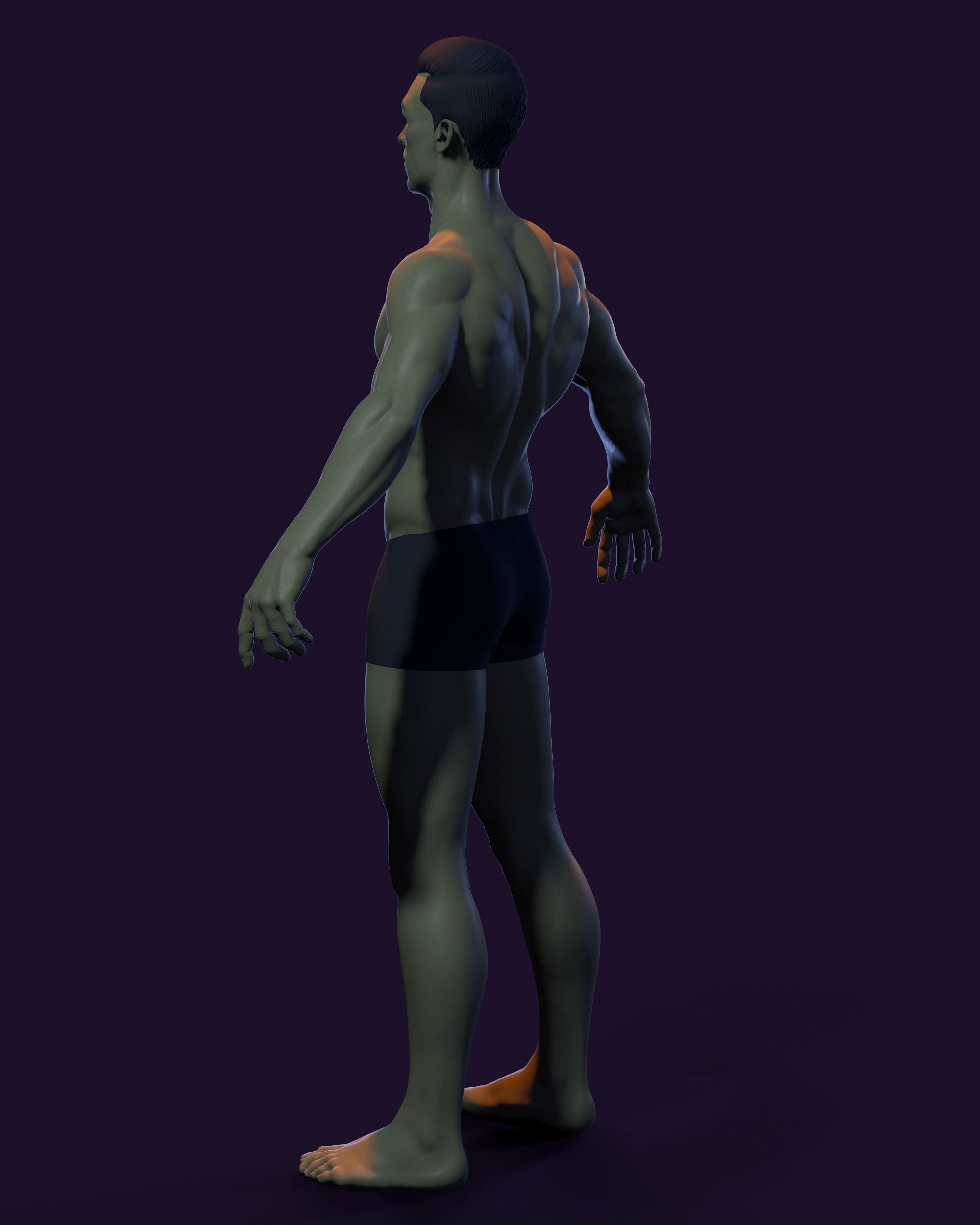 Basemesh for Production Low-poly 3D model_8