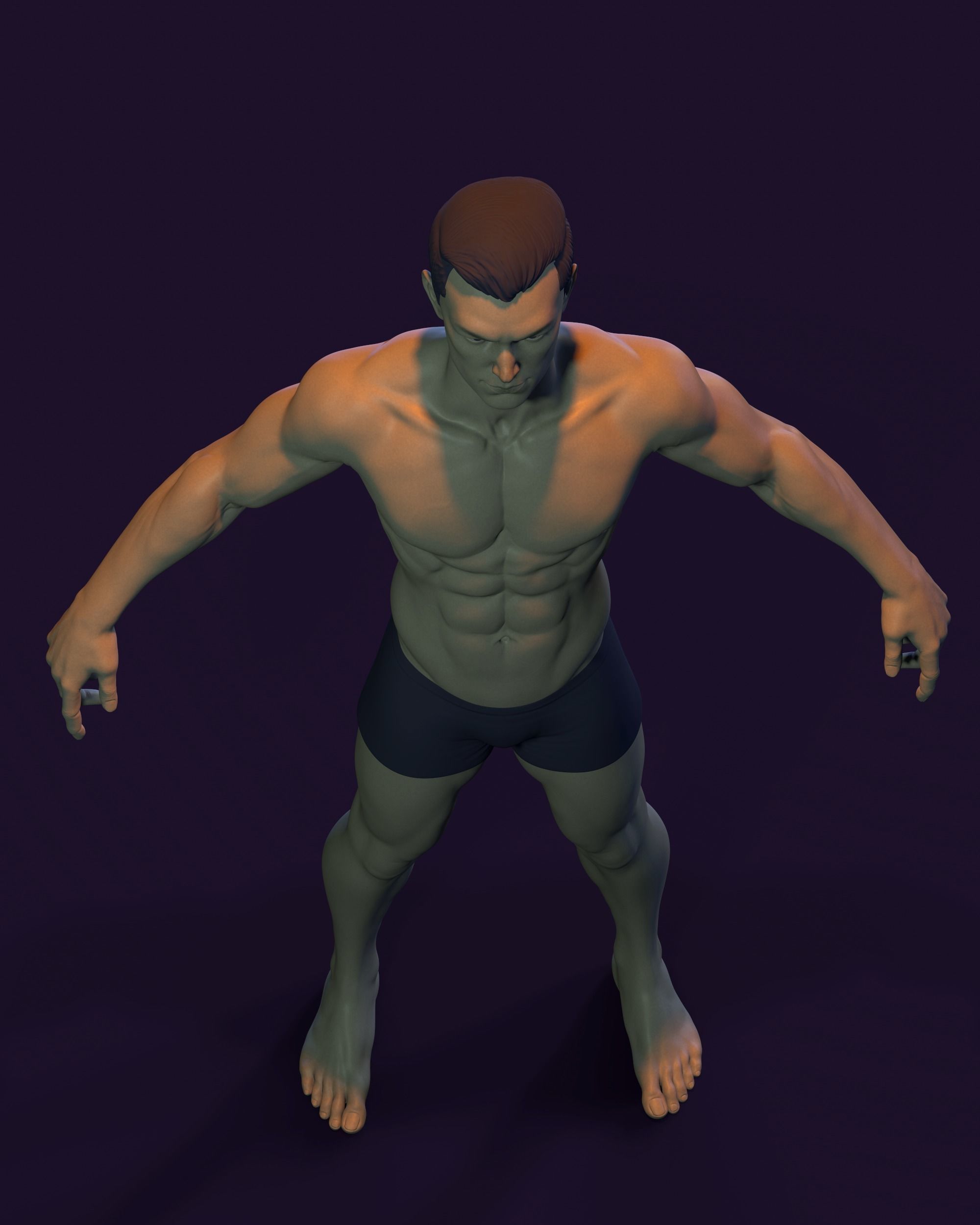 Basemesh for Production Low-poly 3D model_13
