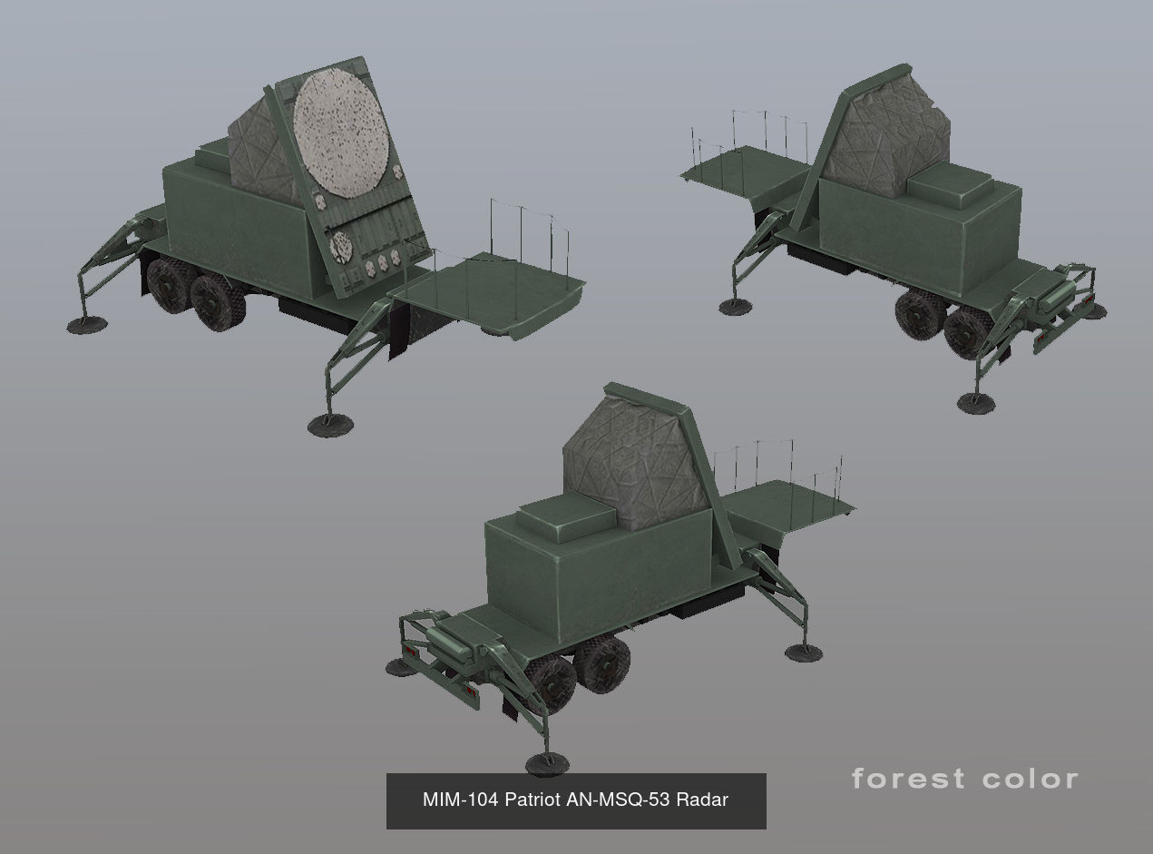 MIM-104 Patriot 3D Model Collection_5