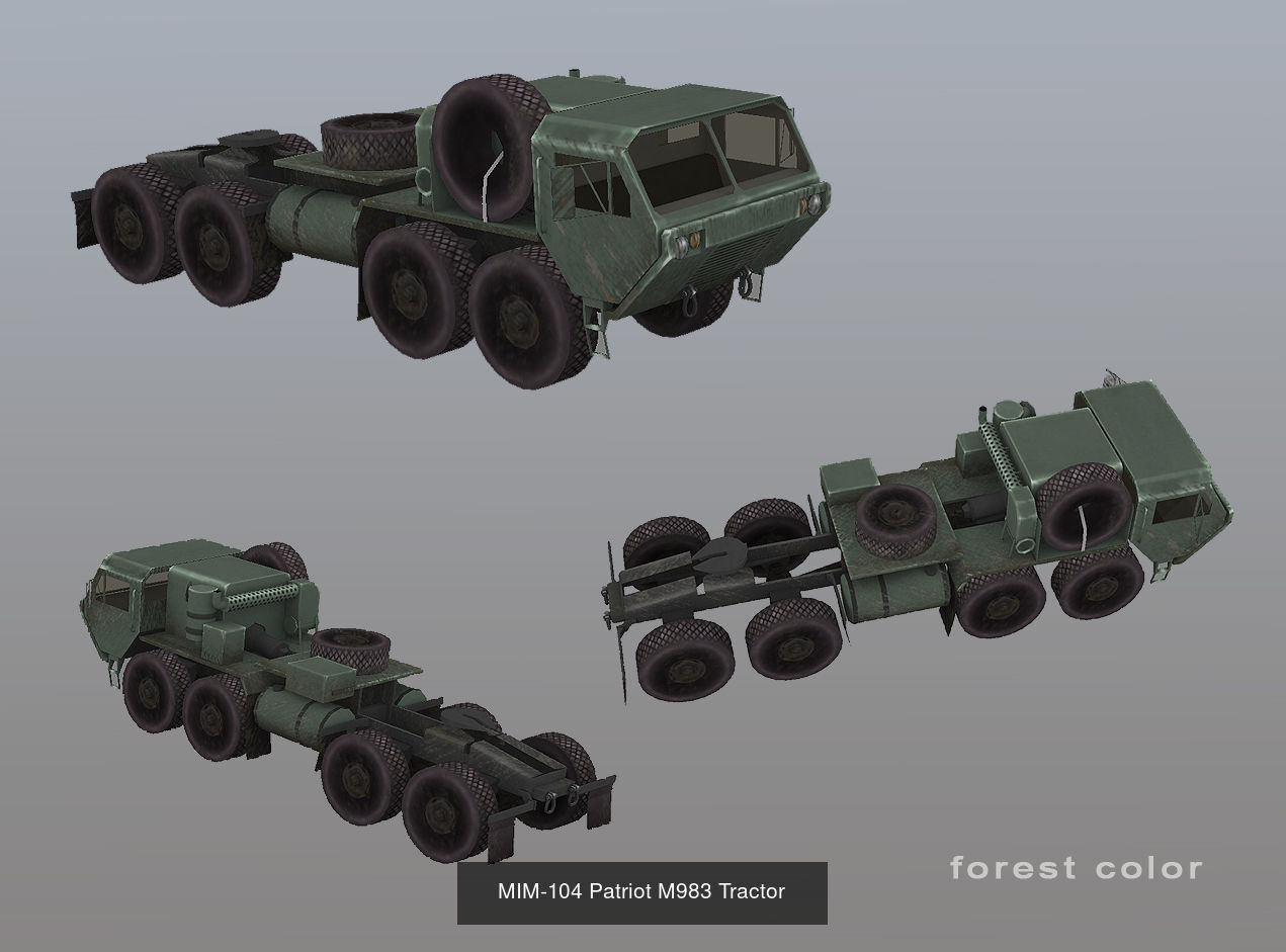 MIM-104 Patriot 3D Model Collection_7