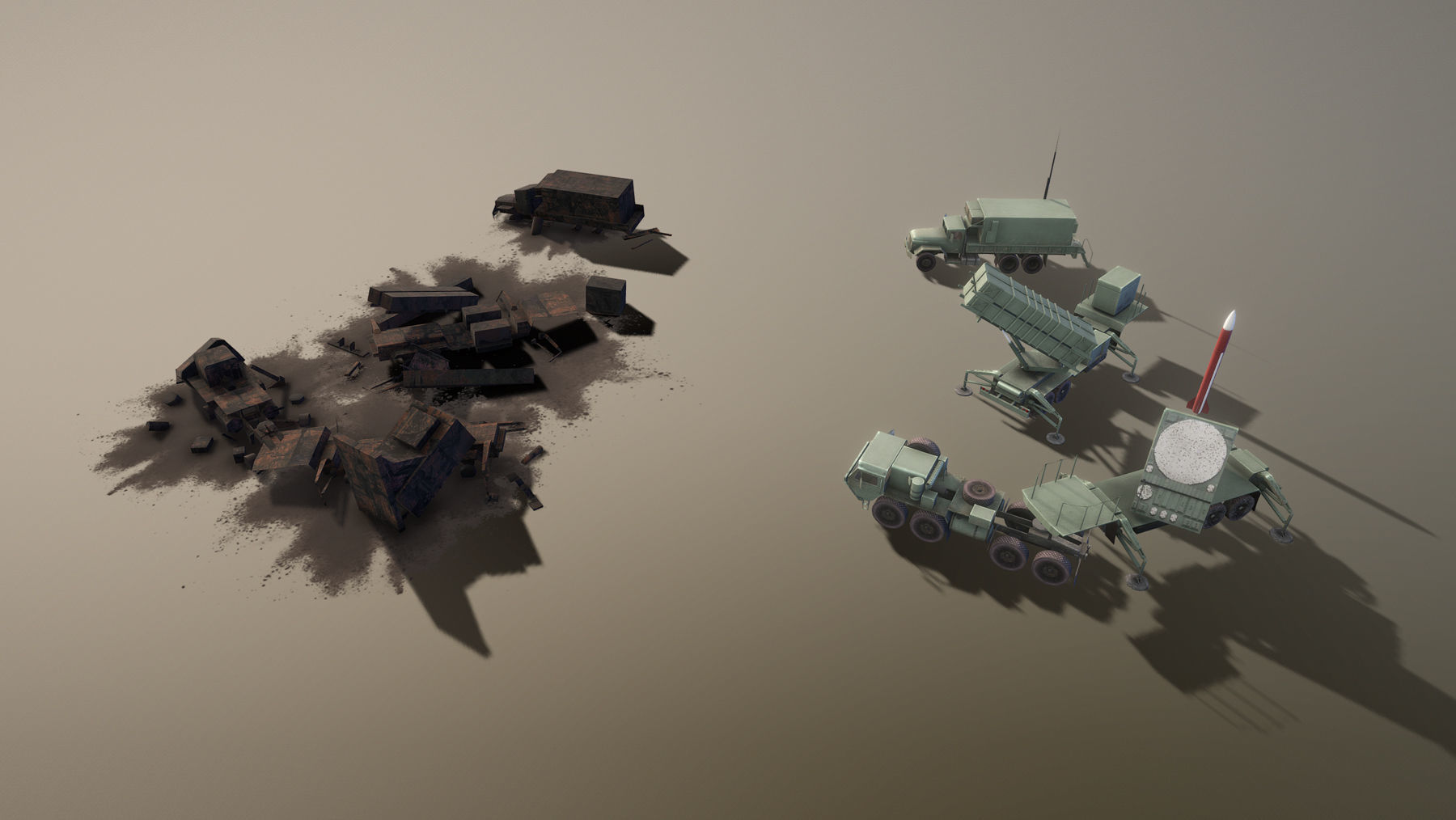 MIM-104 Patriot 3D Model Collection_10