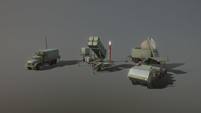 MIM-104 Patriot 3D Model Collection