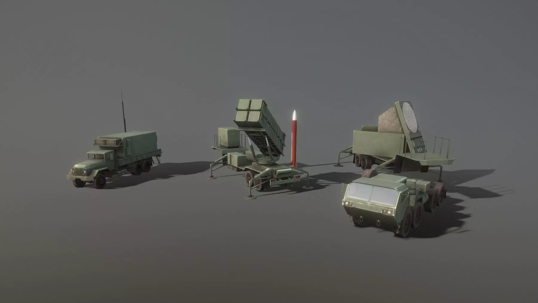 MIM-104 Patriot 3D Model Collection_0