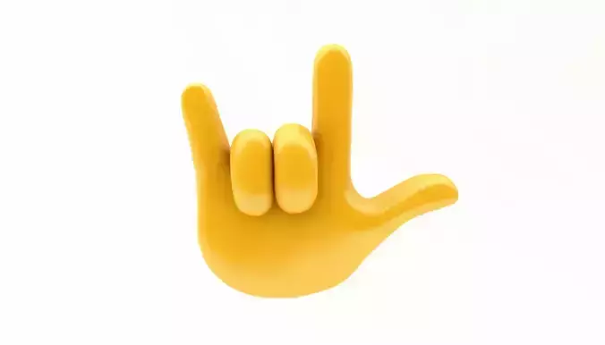 EMOJI HAND ROCK ICON