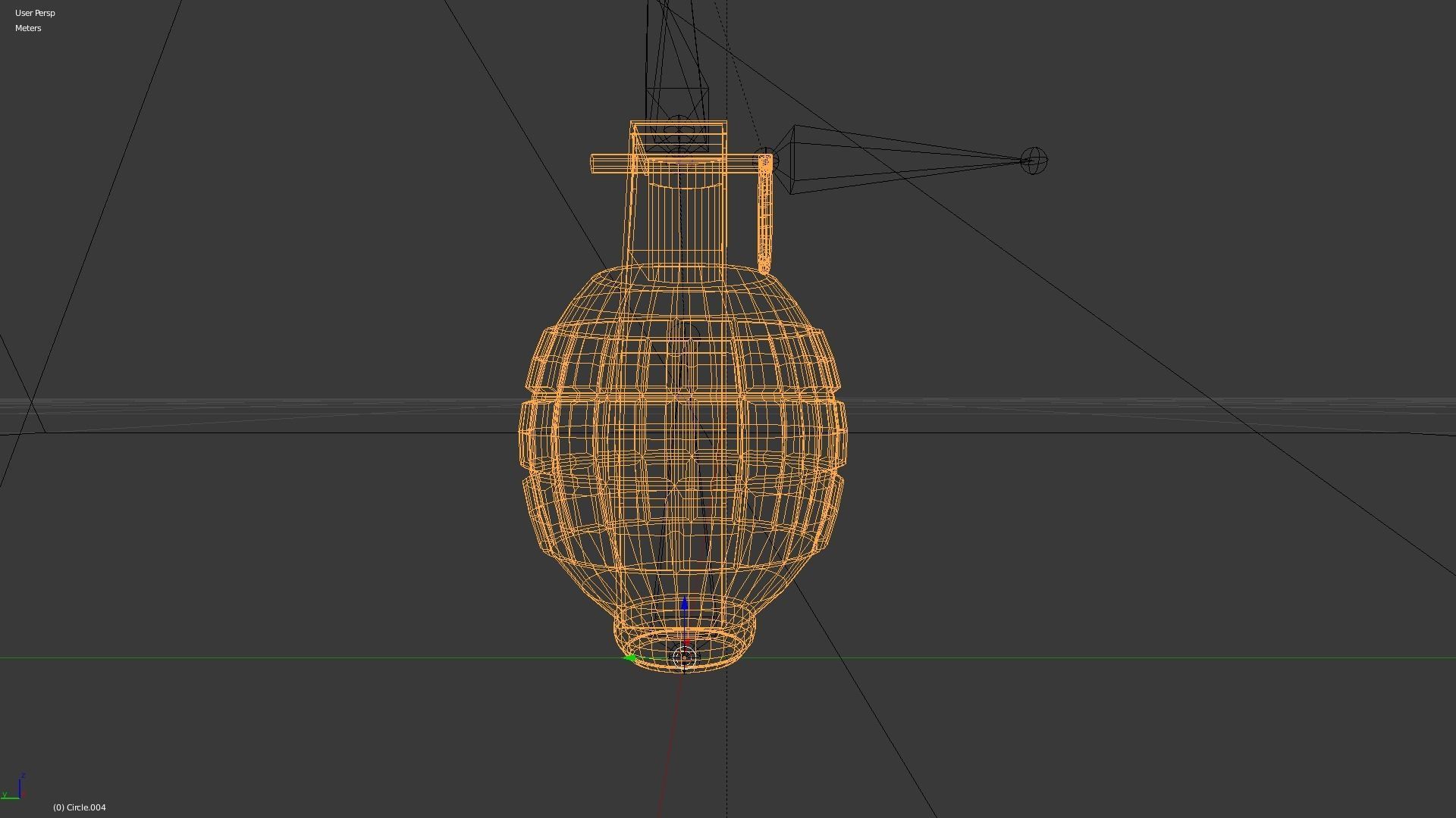 Hand Grenade 01 Low-poly 3D model_14