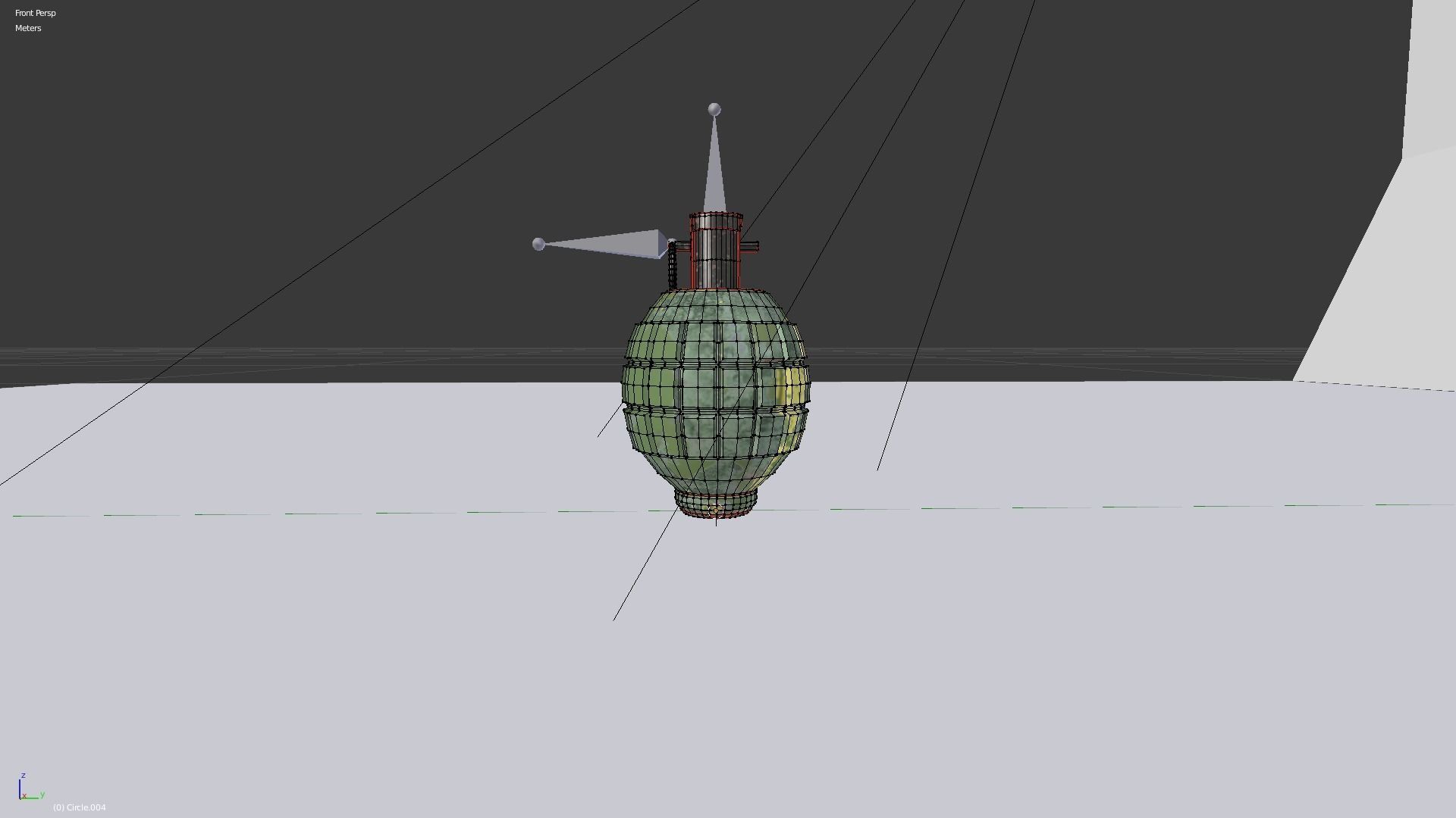 Hand Grenade 01 Low-poly 3D model_11