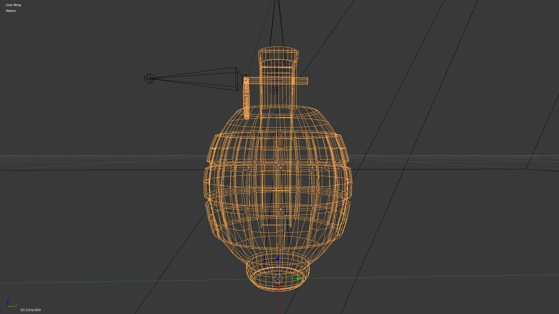 Hand Grenade 01 Low-poly 3D model_16