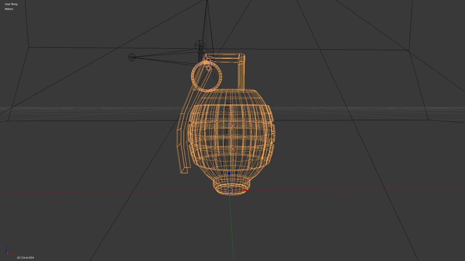 Hand Grenade 01 Low-poly 3D model_13