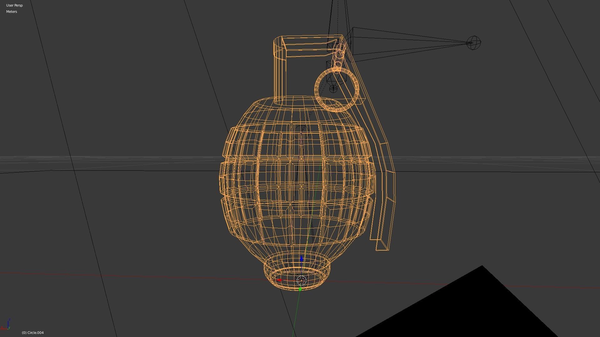 Hand Grenade 01 Low-poly 3D model_15