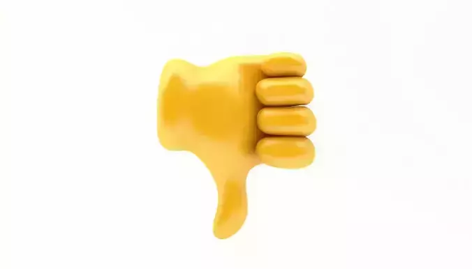 EMOJI HAND THUMBS DOWN ICON