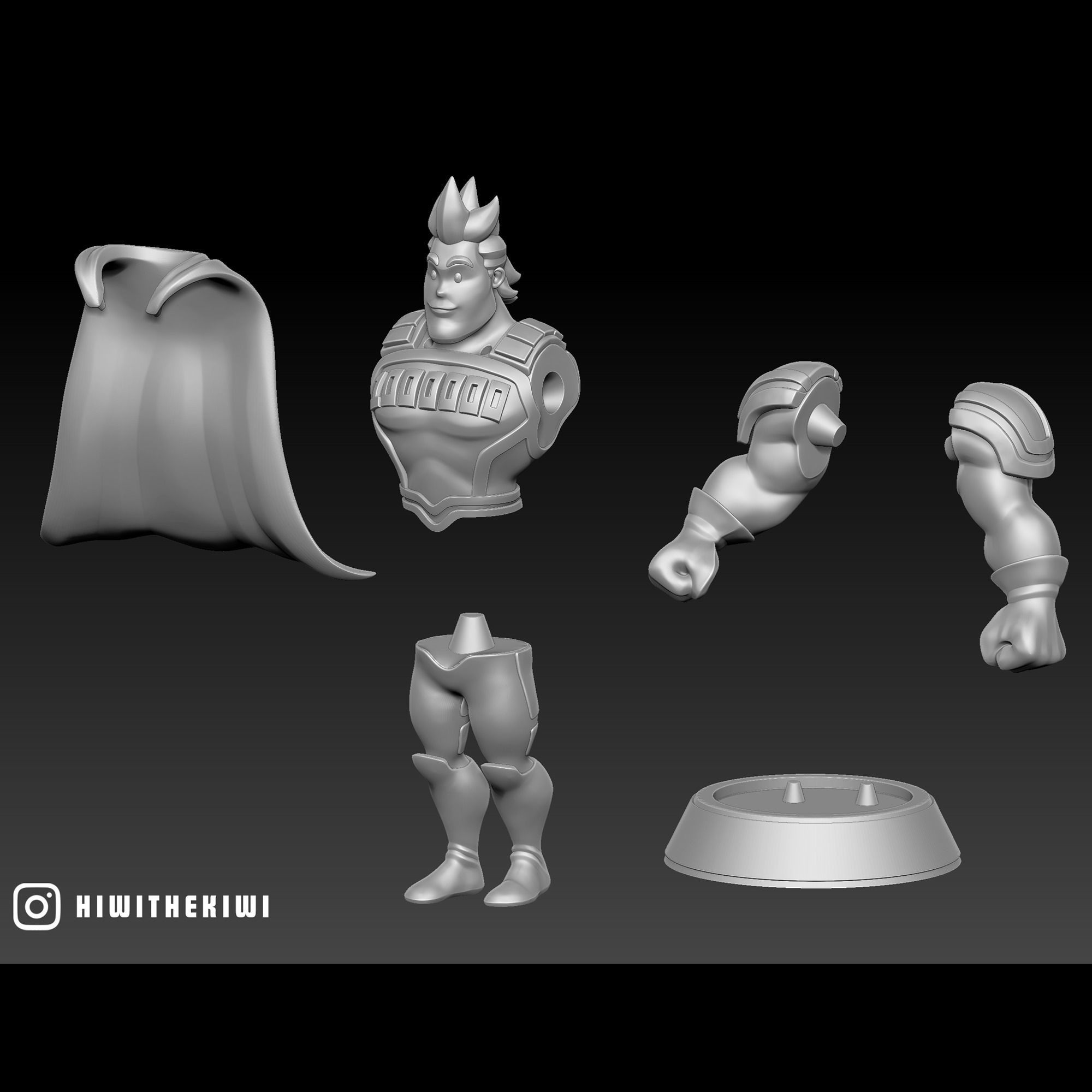 Lemillion 3D - BokuNoHeroAcademy 3D print model_5