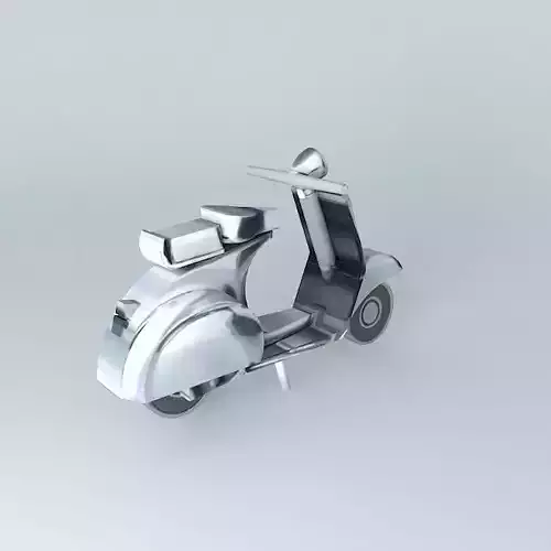 Moto Vespa Thumbnail Decoration