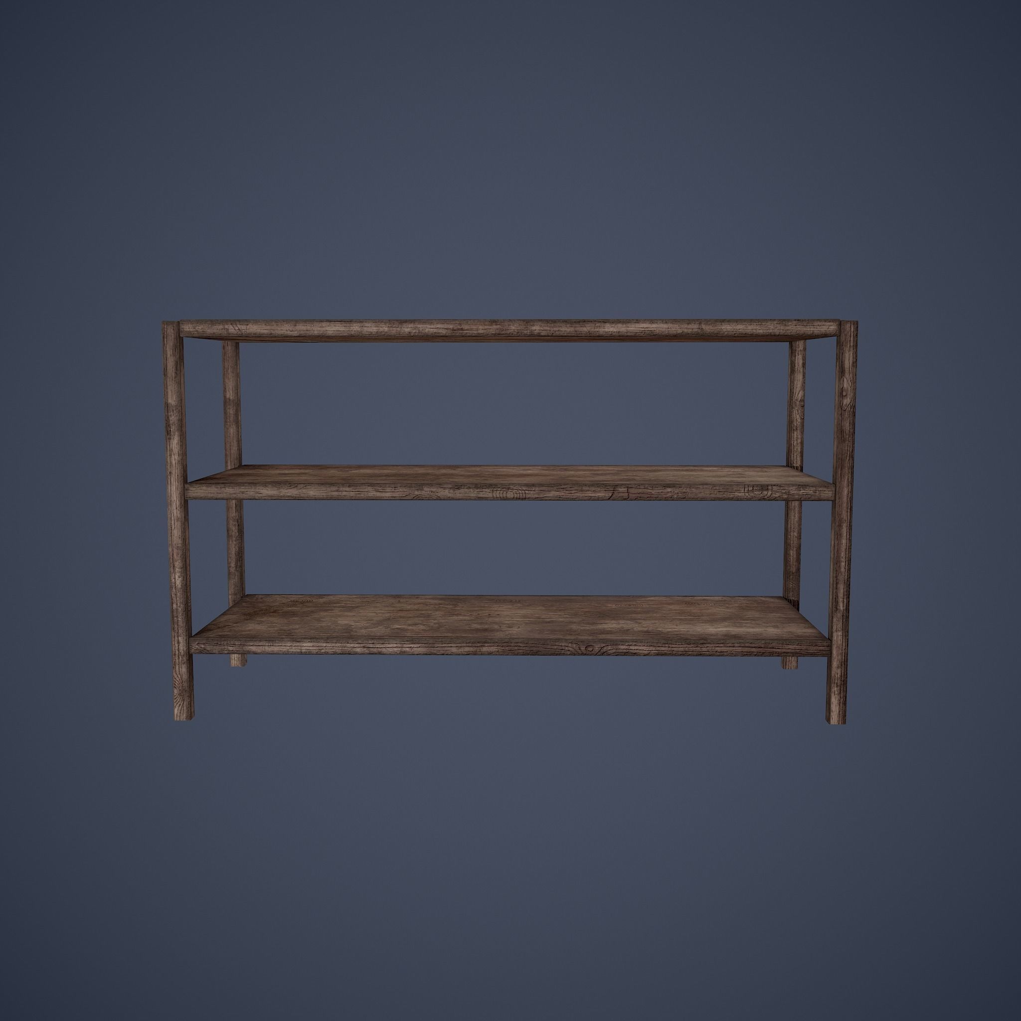 Tavern Shelf 2 Piece Set Low-poly 3D model_20