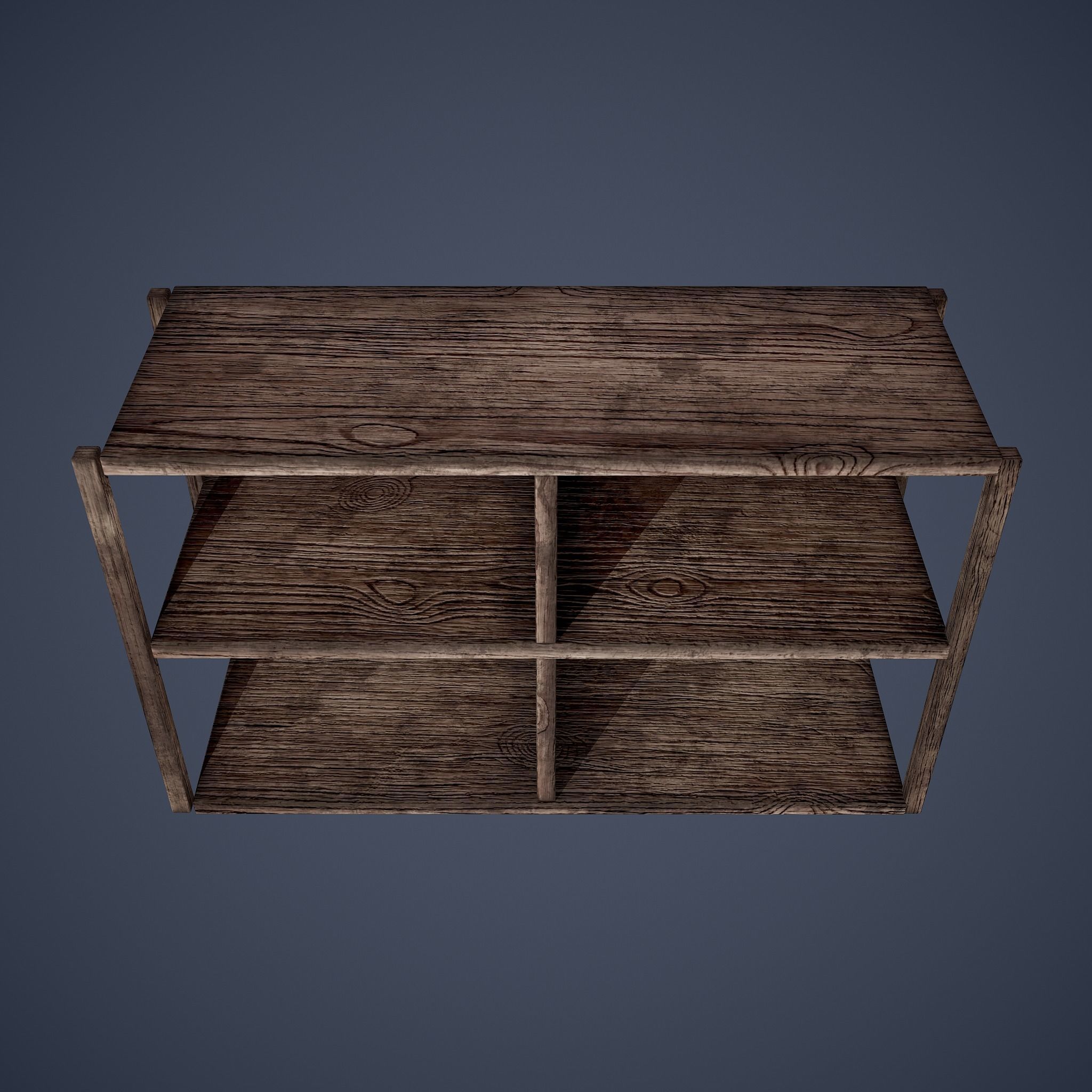 Tavern Shelf 2 Piece Set Low-poly 3D model_23