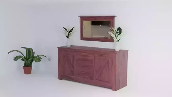 Wooden Sideboard