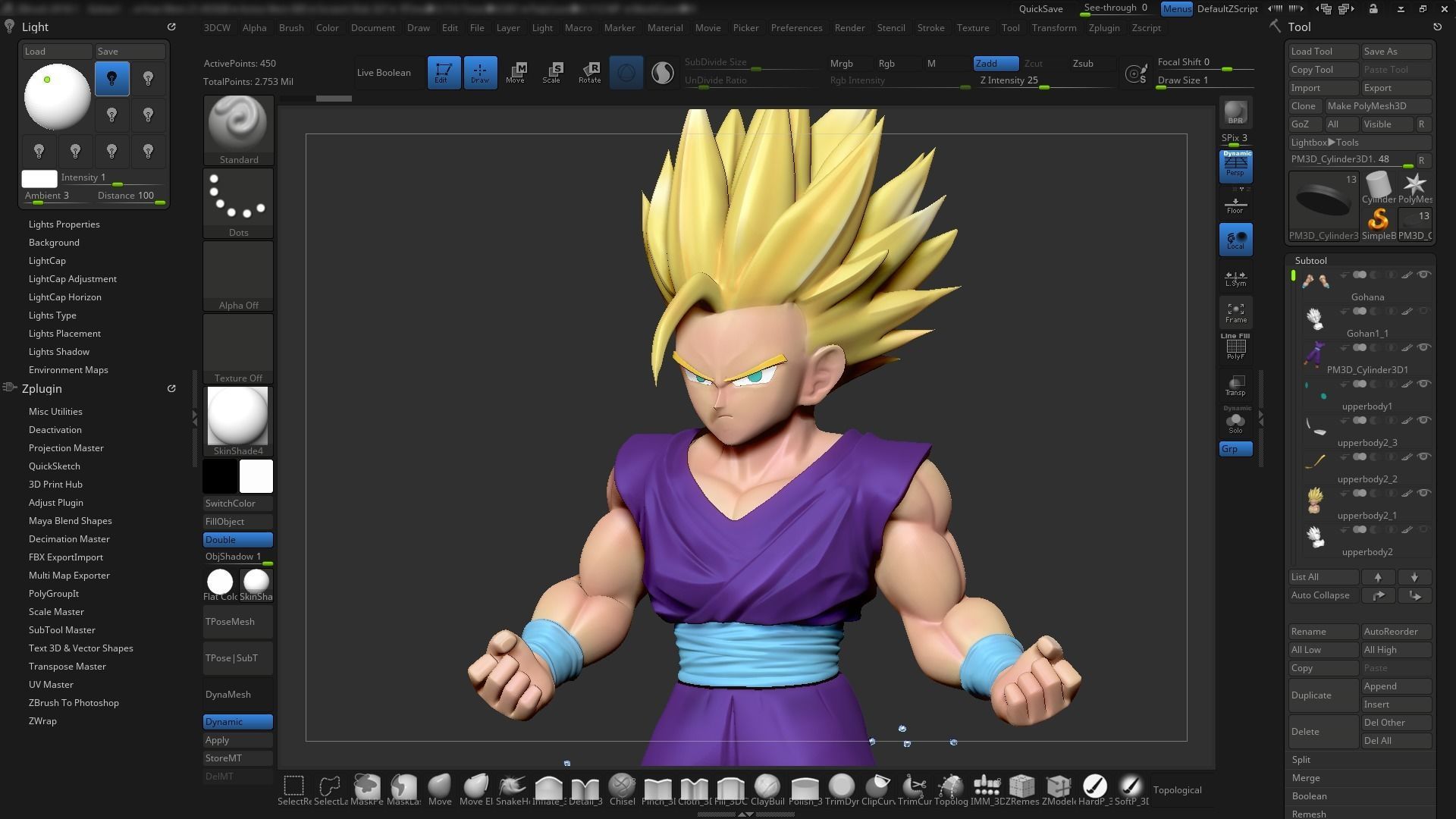 Teen Gohan 3D print model_18