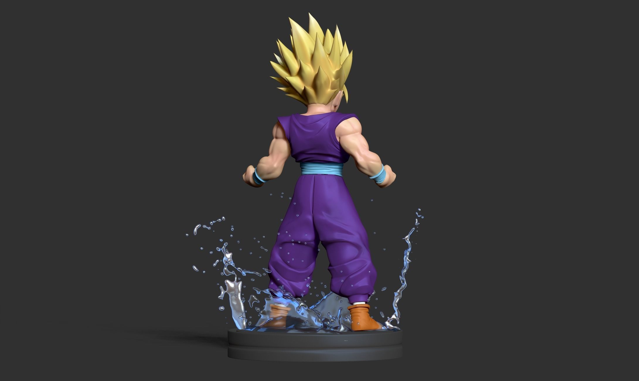 Teen Gohan 3D print model_25