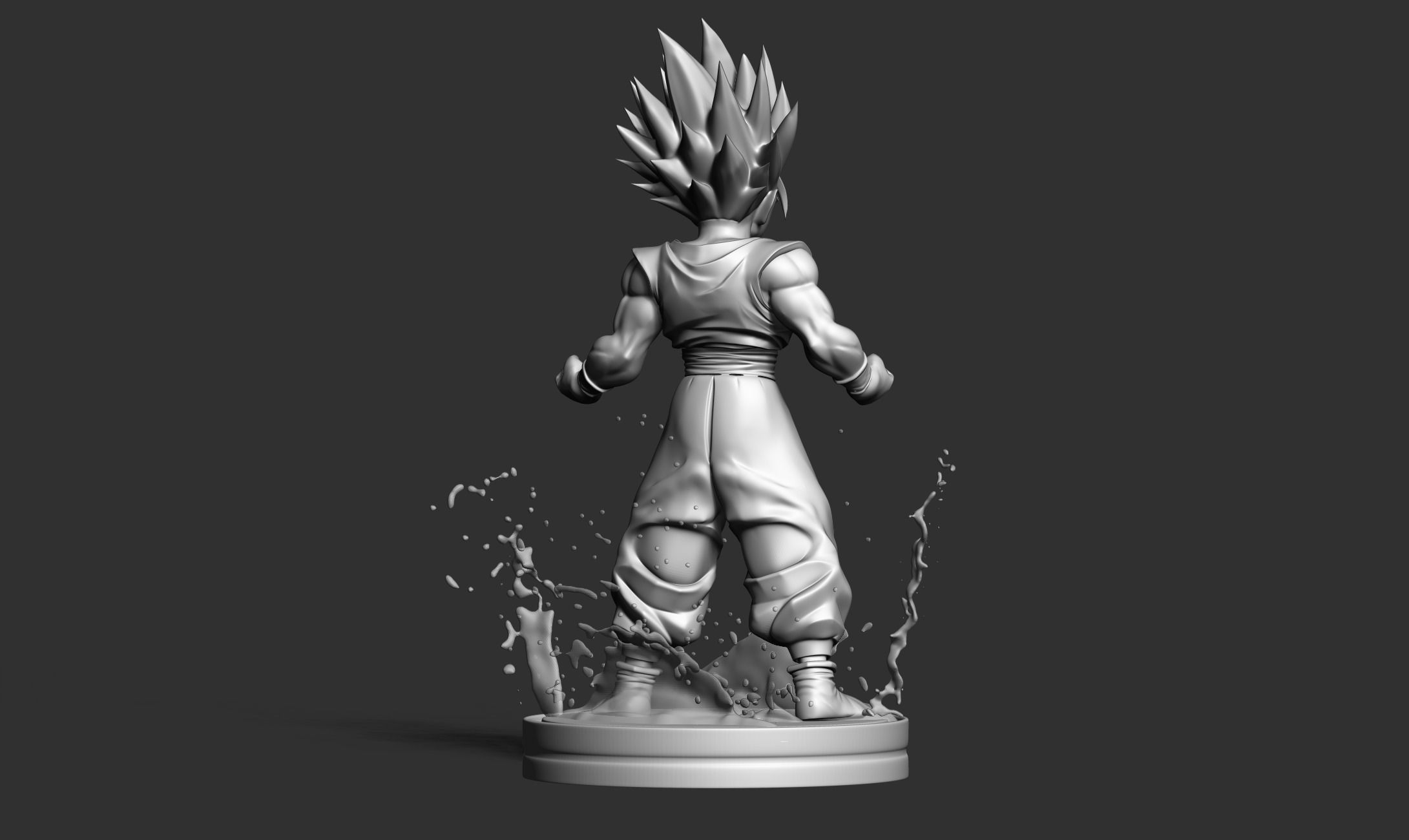 Teen Gohan 3D print model_26