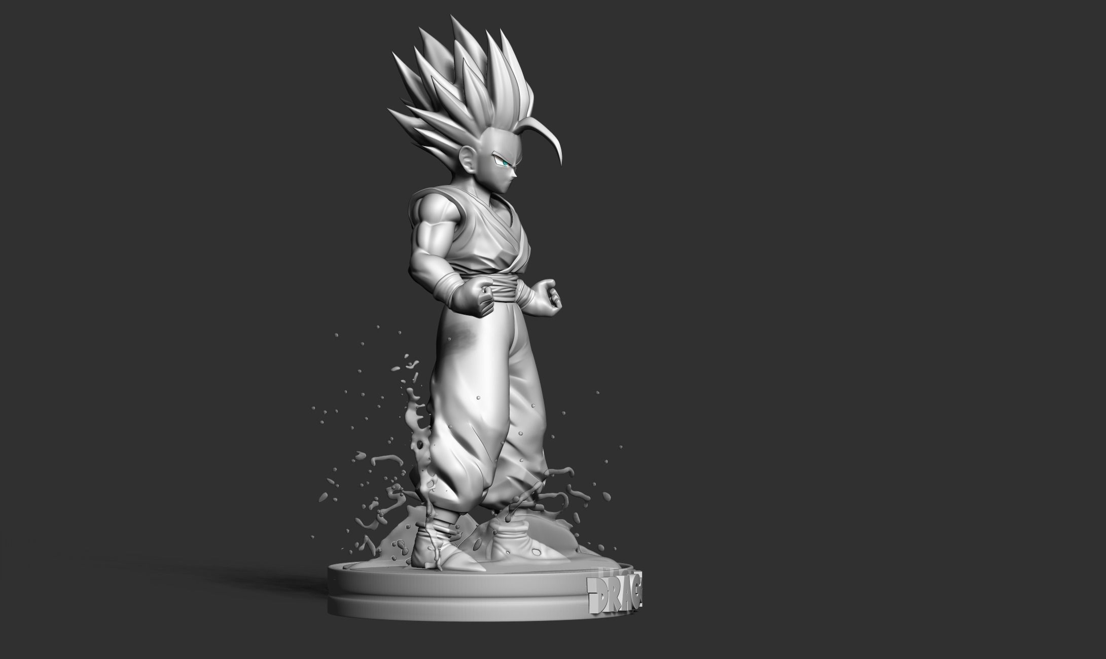 Teen Gohan 3D print model_13