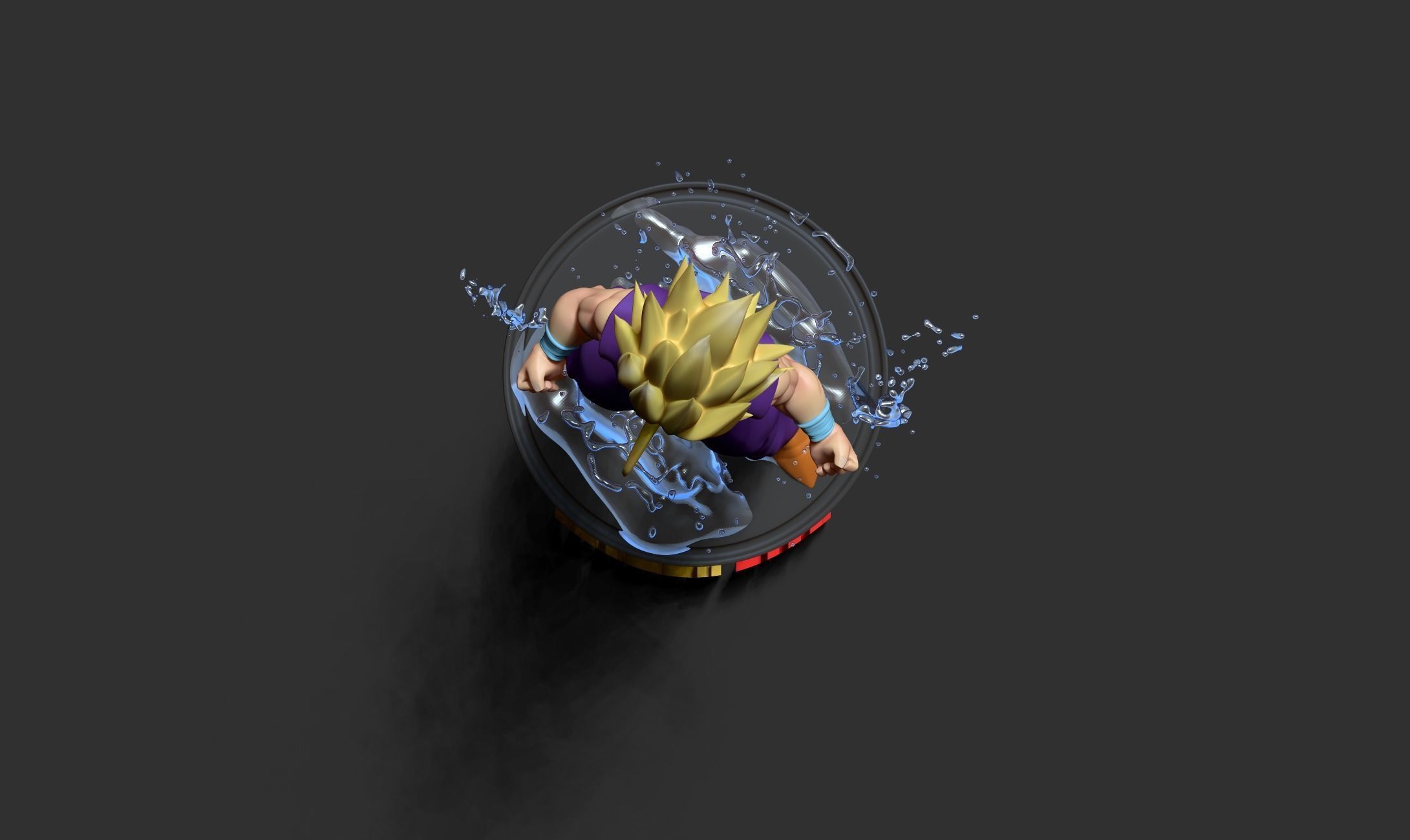 Teen Gohan 3D print model_14