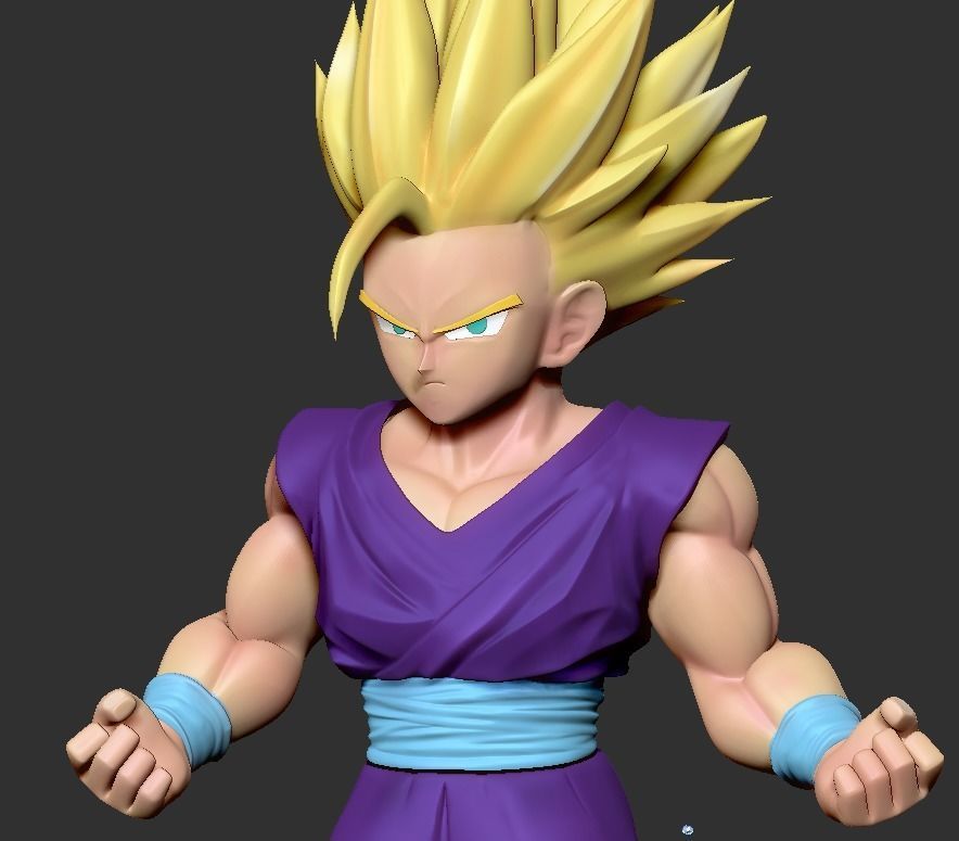 Teen Gohan 3D print model_21