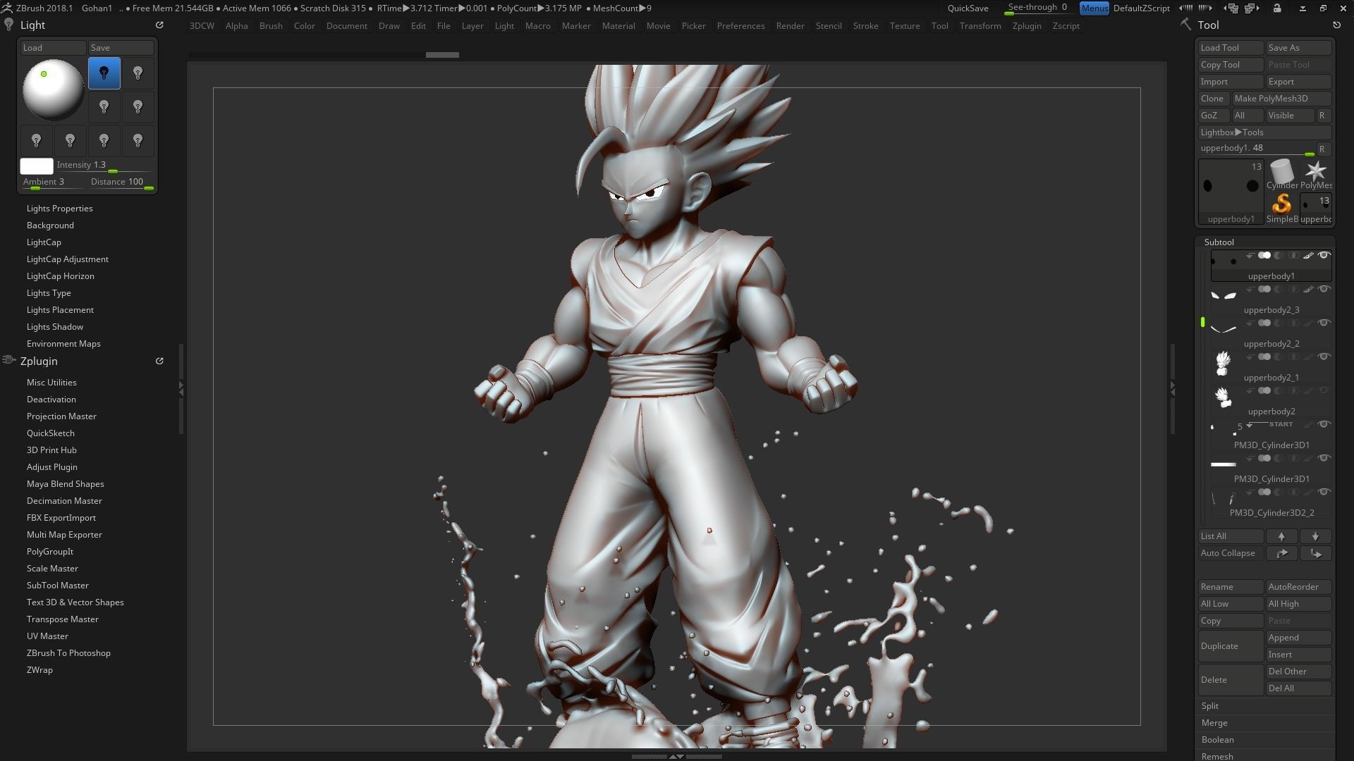 Teen Gohan 3D print model_20