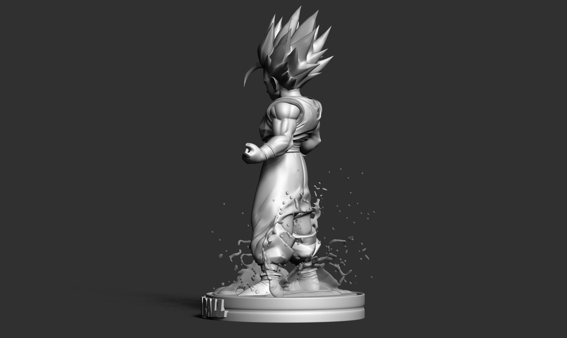 Teen Gohan 3D print model_15