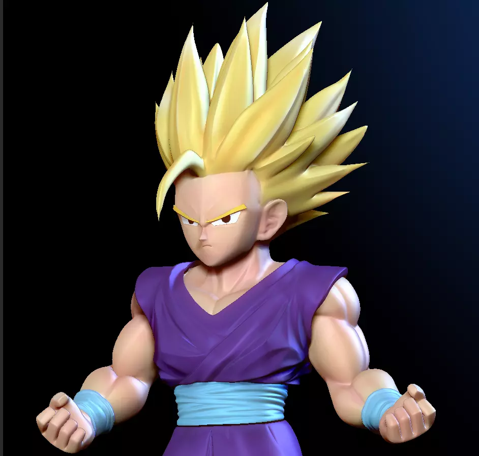 Teen Gohan 3D print model_0