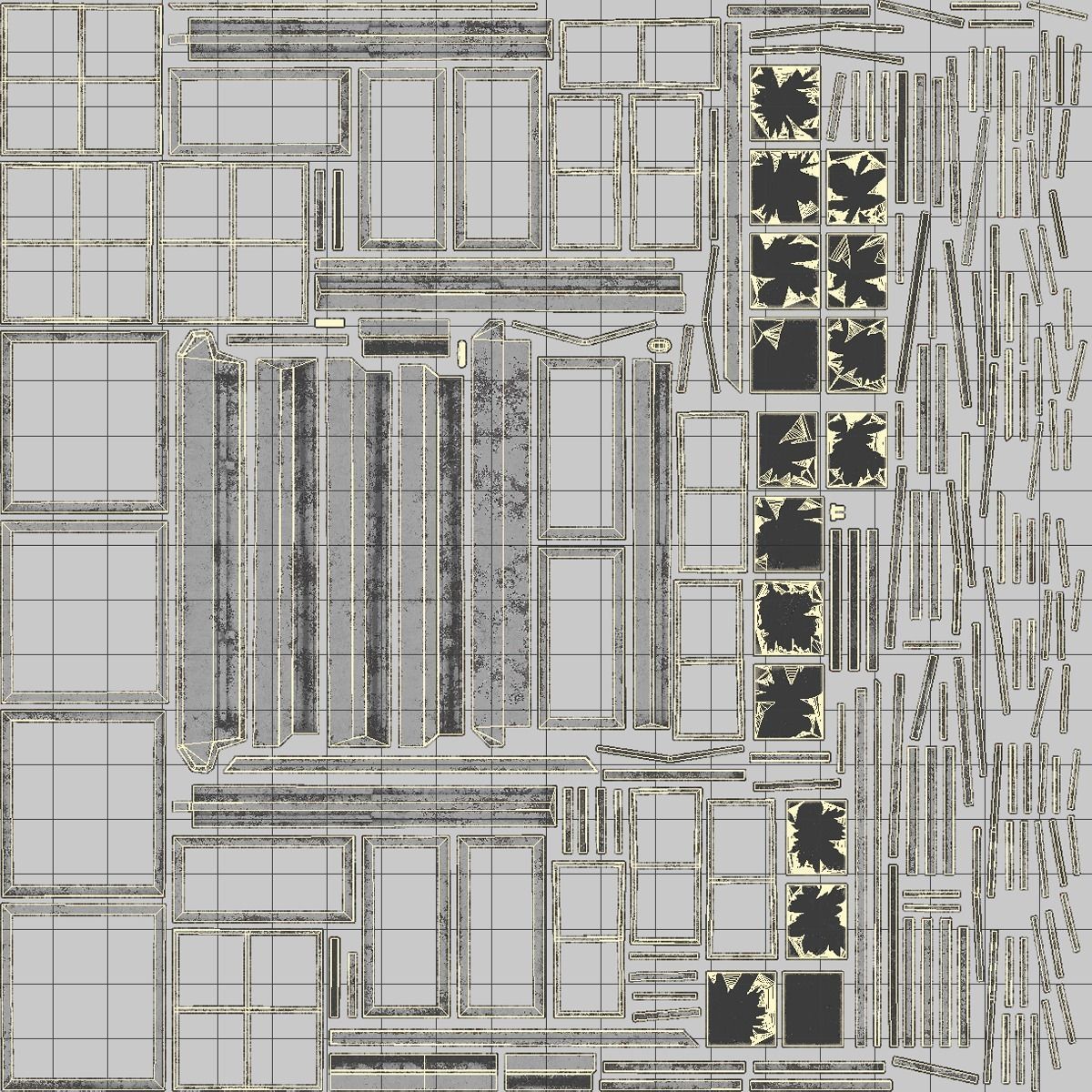 Windows Old and New Low-poly 3D model_5
