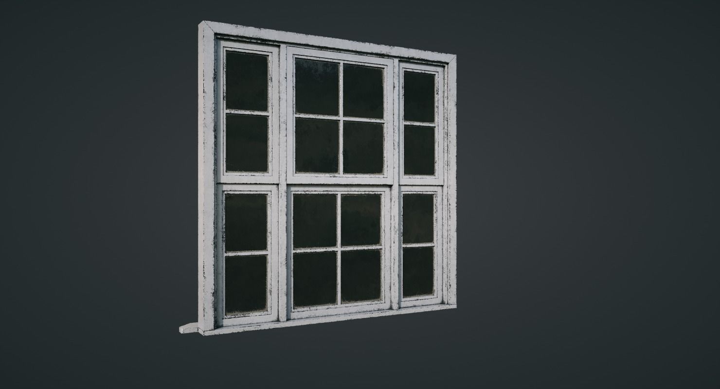 Windows Old and New Low-poly 3D model_3