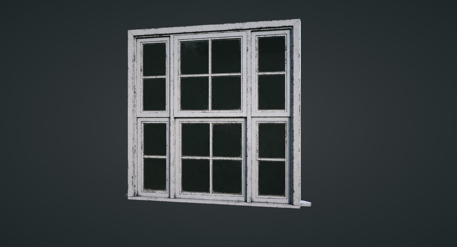Windows Old and New Low-poly 3D model_2