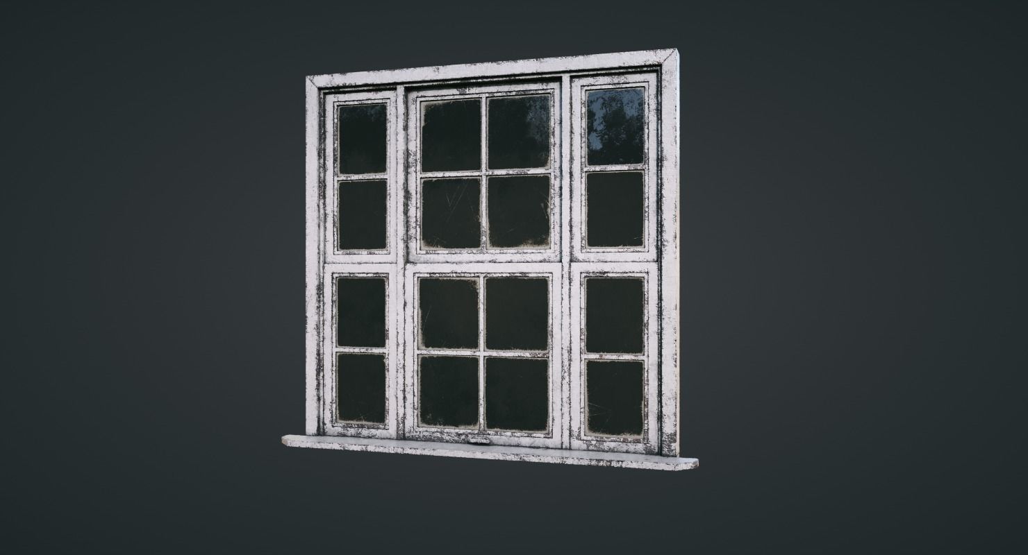 Windows Old and New Low-poly 3D model_4