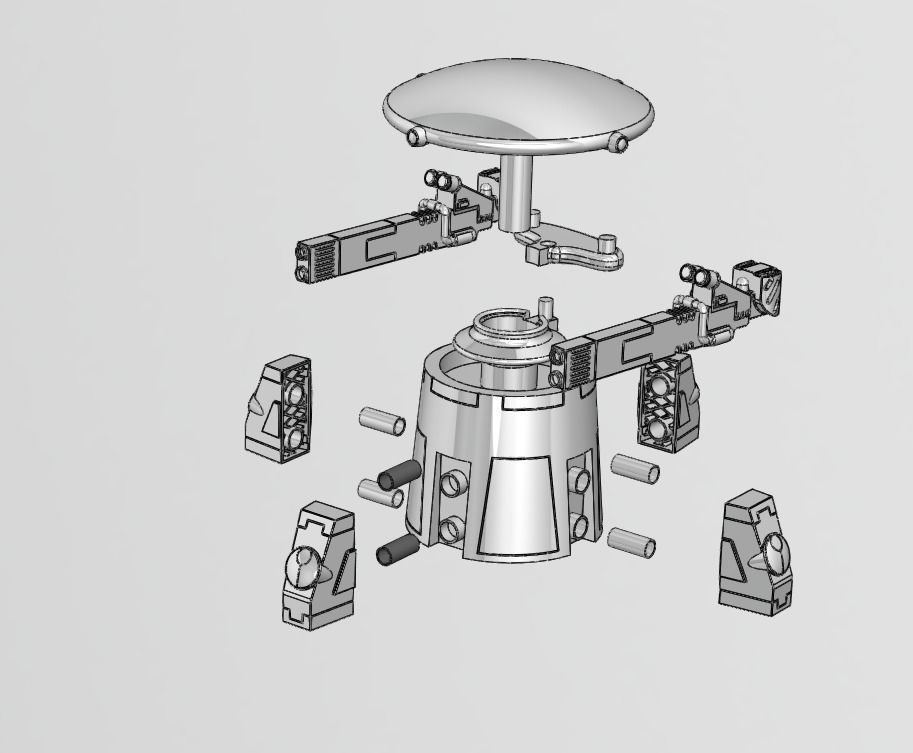 Drone Senctuary Tower 3D print model_2