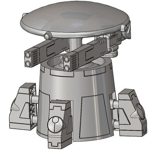 Drone Senctuary Tower 3D print model