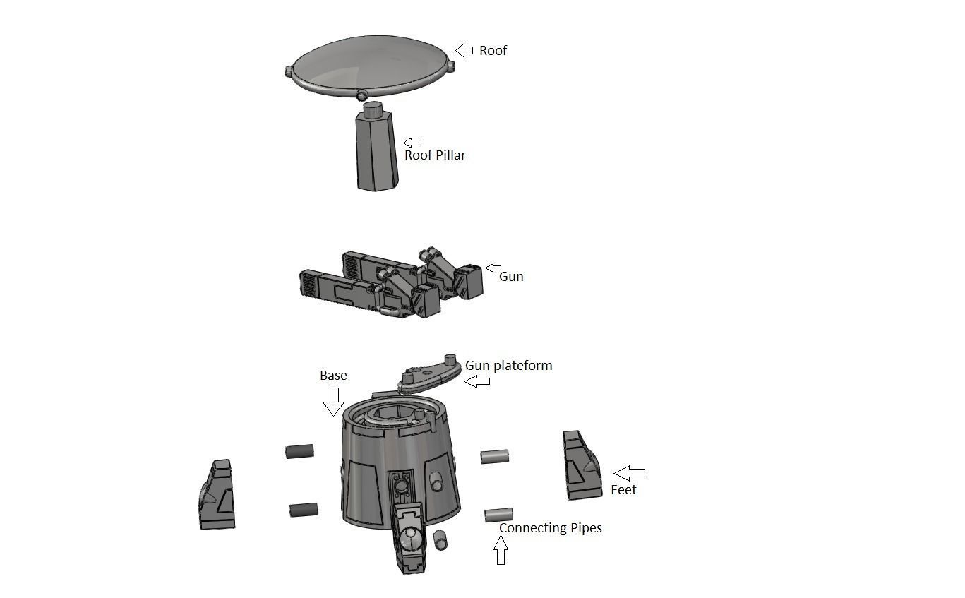 Drone Senctuary Tower 3D print model_5