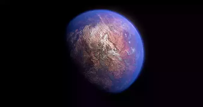 BEAUTIFUL STRANGE PLANET 3D MODEL