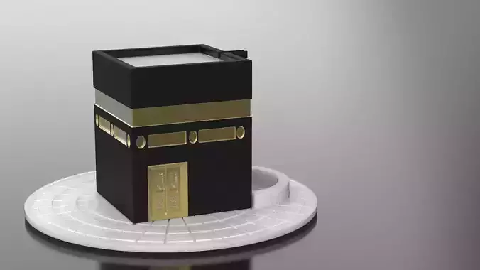 Khana Kaaba -Muslim Holy Building in Makkah 3D print model