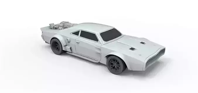 Ice Charger from the movie Fast 8 Scale 1 to 24 3D print model